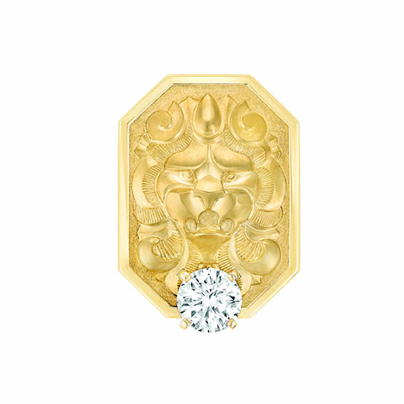 CHANEL Joaillerie Vendome Lion 黃K金鑽石戒指,價格電洽。